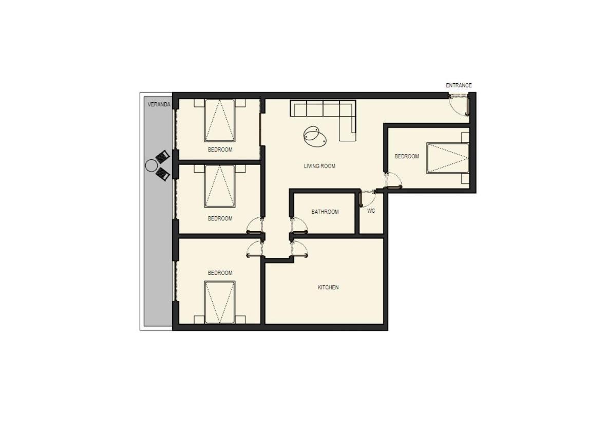 Apartmán Houseloft Meteora Spirit Tríkala Exteriér fotografie